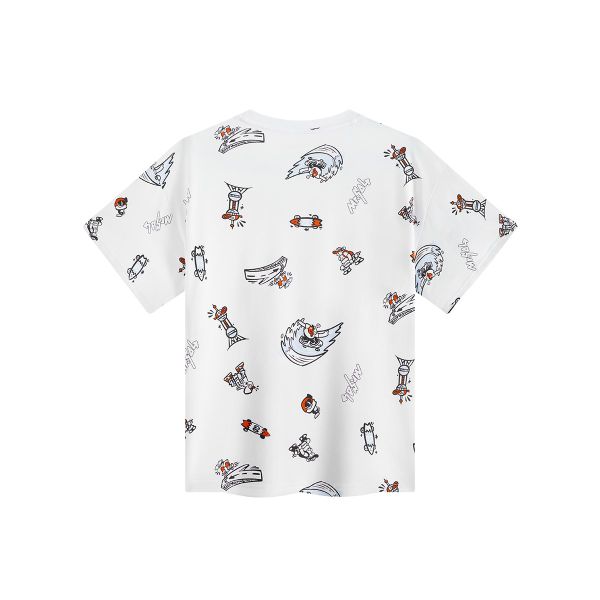 Áo Phông Ngắn Tay Thể Thao Thời Trang Bé Trai Anta Kids 3525C8103B-1