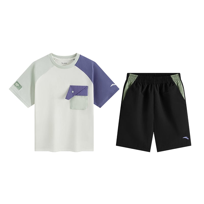 Bộ Quần Áo Thể Thao Bé Trai Anta Kids 3525C9106-1
