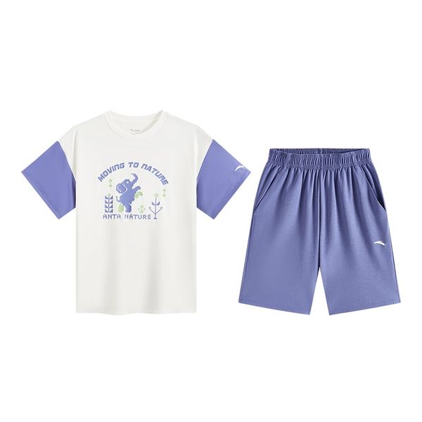 Bộ Quần Áo Thể Thao Bé Trai Anta Kids 3525C9122-3