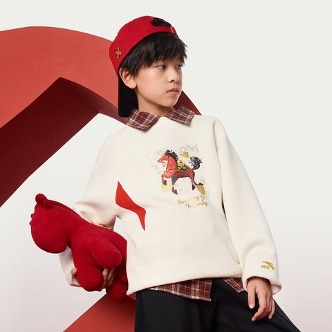 Áo Sweater Thể Thao Bé Trai Anta Kids 3526A8725-2