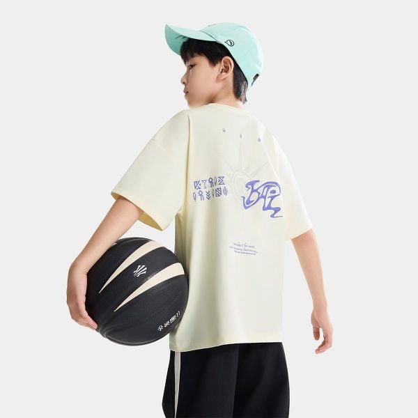 Áo Thun Thể Thao Bé Trai Anta Kids 3526B1118-2