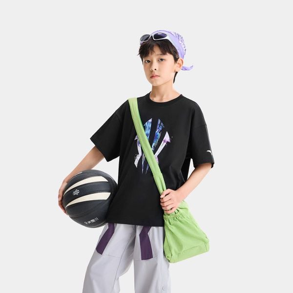 Áo Thun Thể Thao Bé Trai Anta Kids 3526B1177-2