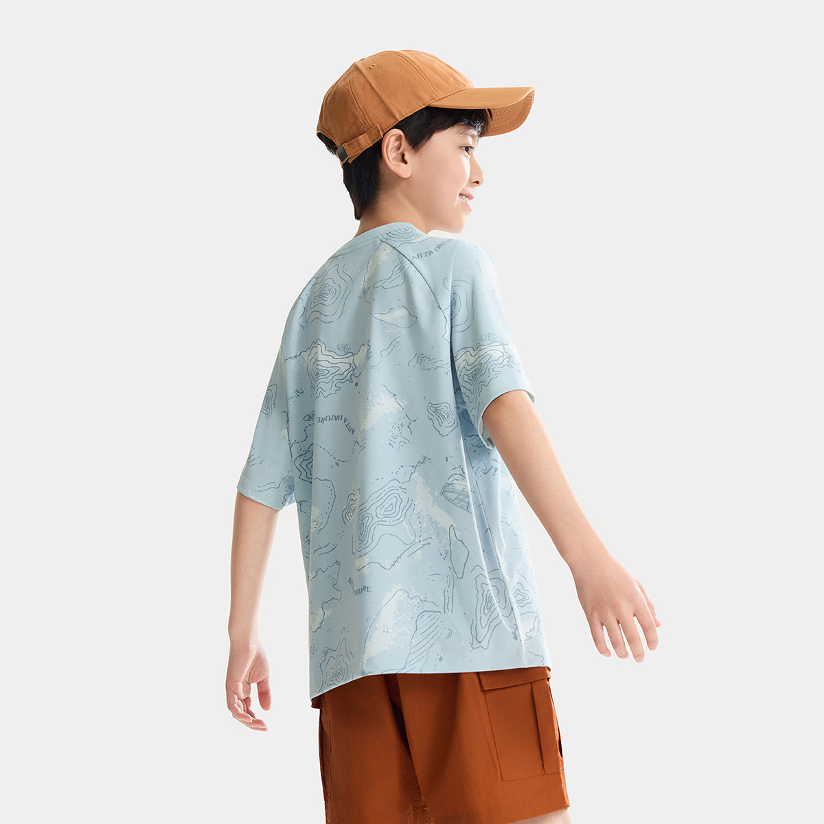 Áo Thun Ngắn Tay Thời Trang Bé Trai Anta Kids Outdoor 3526B6102-1