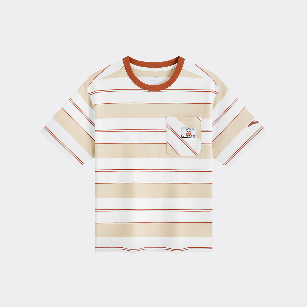 Áo Thun Ngắn Tay Thời Trang Bé Trai Anta Kids 3526B6103-1