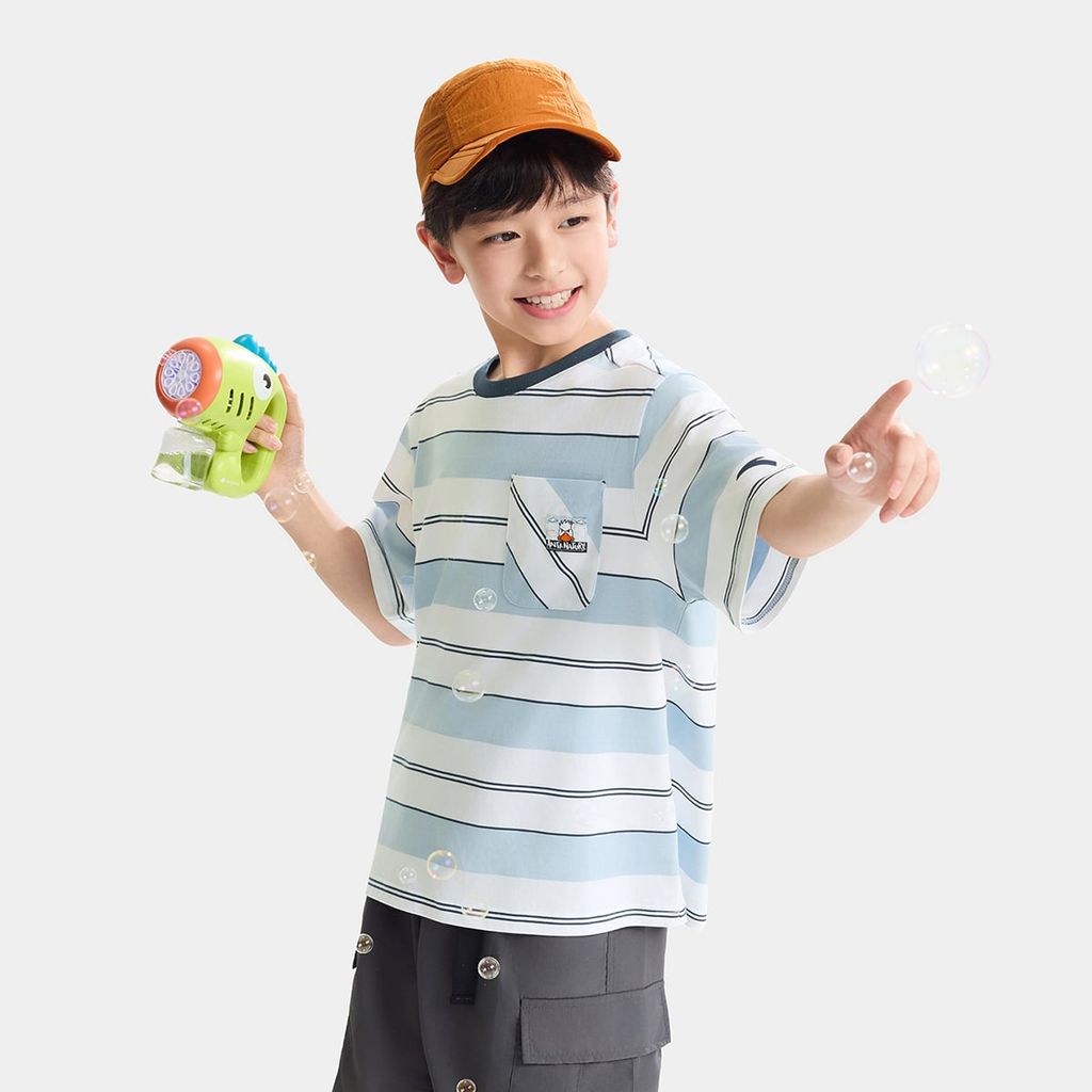 Áo Thun Ngắn Tay Thời Trang Bé Trai Anta Kids 3526B6103-2
