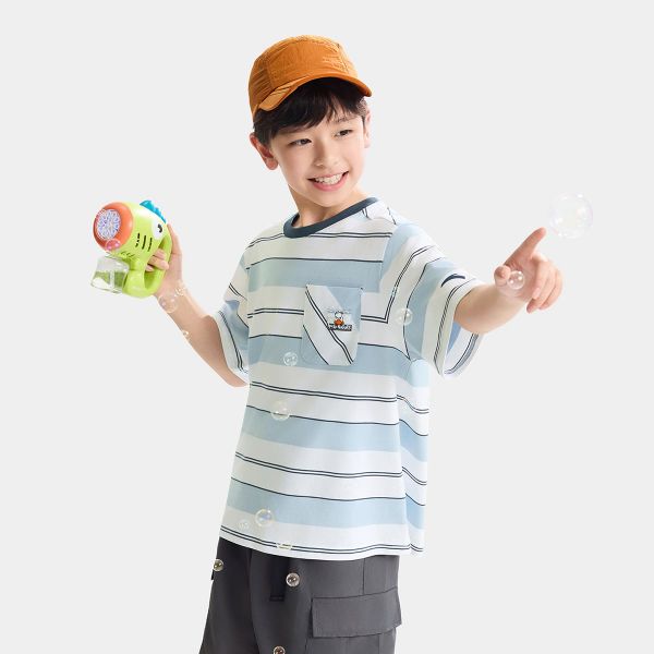Áo Thun Ngắn Tay Thời Trang Bé Trai Anta Kids 3526B6103-2