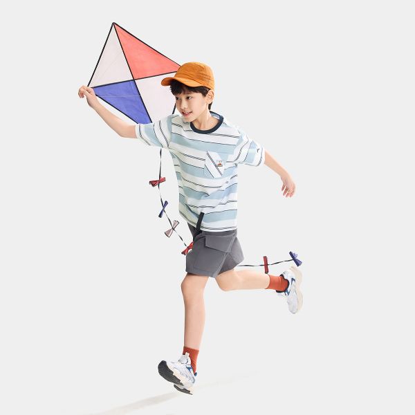 Áo Thun Ngắn Tay Thời Trang Bé Trai Anta Kids 3526B6103-2