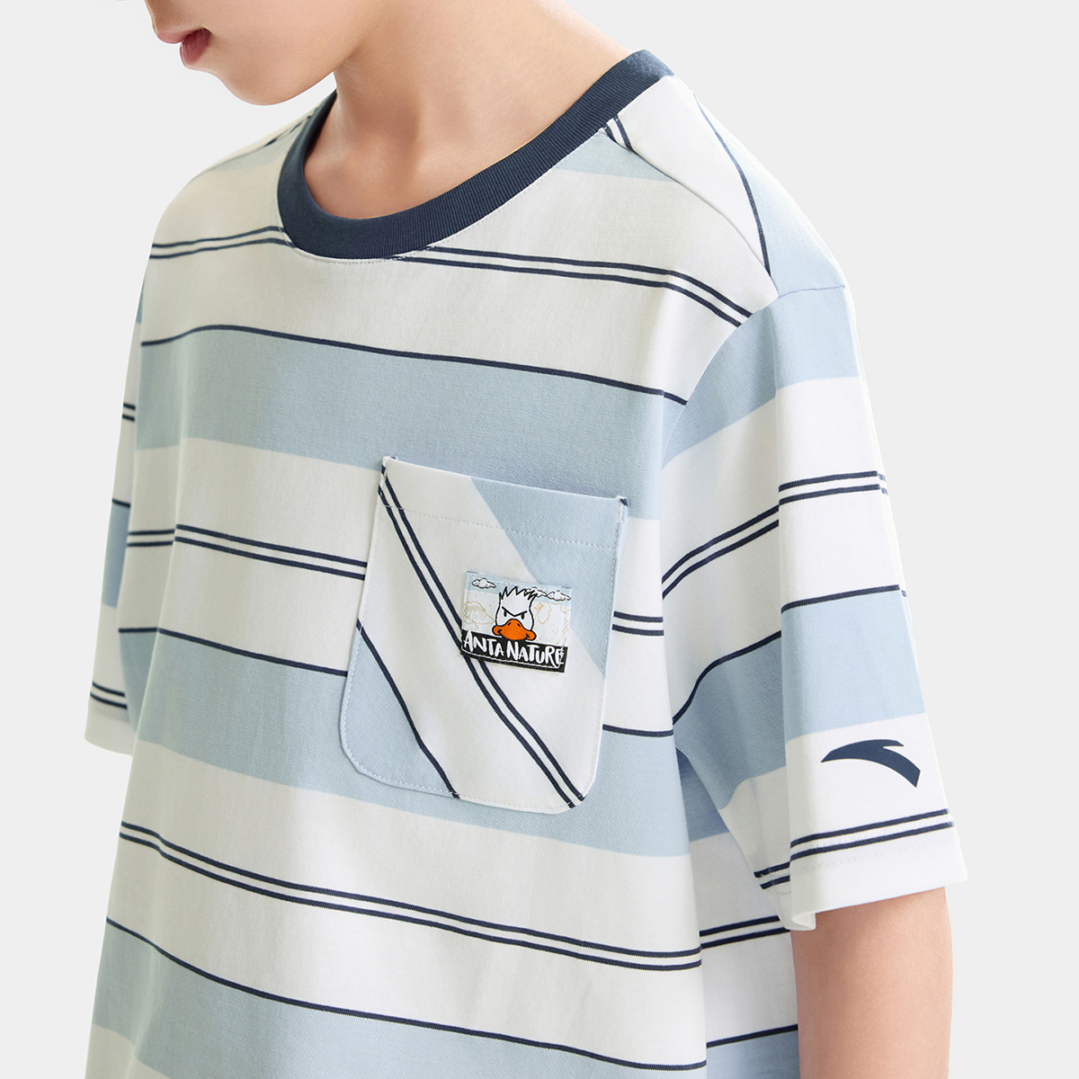 Áo Thun Ngắn Tay Thời Trang Bé Trai Anta Kids 3526B6103-2