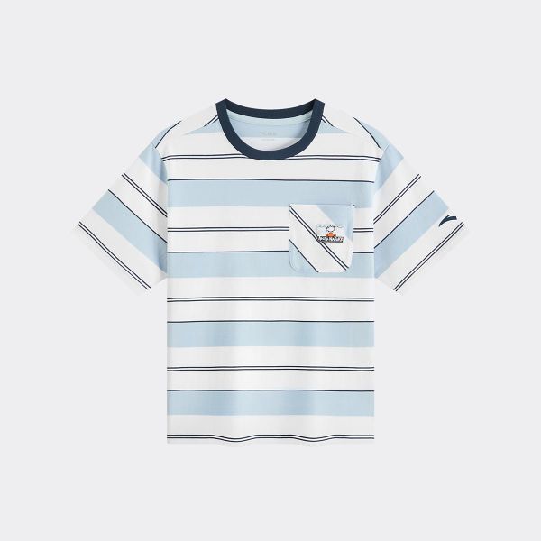 Áo Thun Ngắn Tay Thời Trang Bé Trai Anta Kids 3526B6103-2