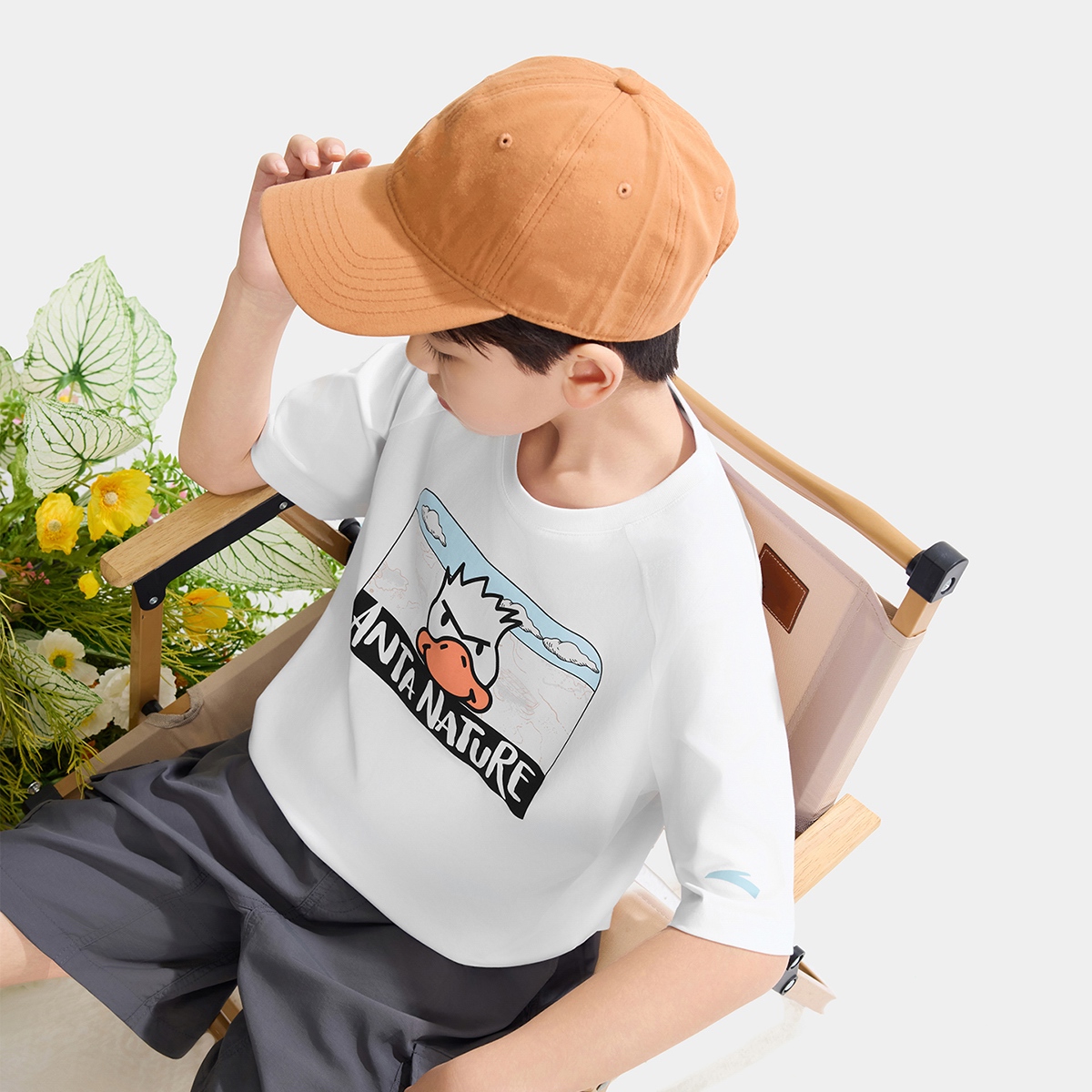 Áo Phông Ngắn Tay Thể Thao Bé Trai Anta Kids 3526B6104-1