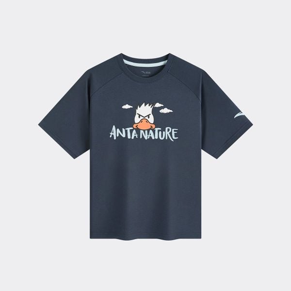 Áo Phông Ngắn Tay Thể Thao Bé Trai Anta Kids 3526B6104-3