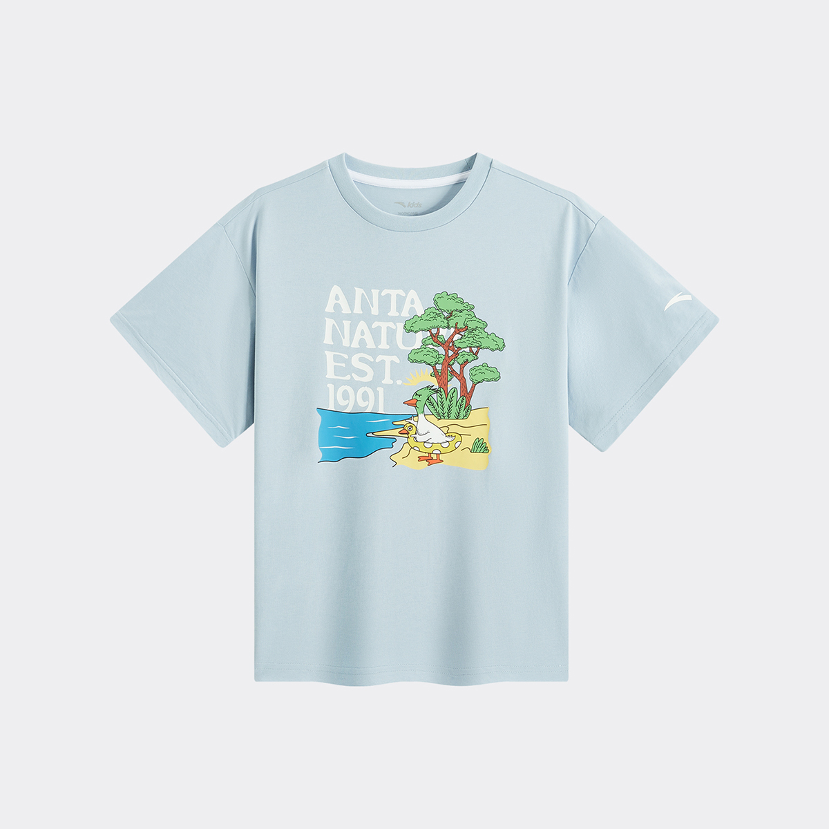 Áo Phông Ngắn Tay Thể Thao Bé Trai Anta Kids 3526B6666-2