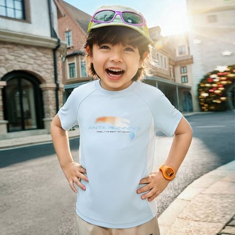 Áo Thun Thể Thao Bé Trai Anta Kids 3526B9104-2
