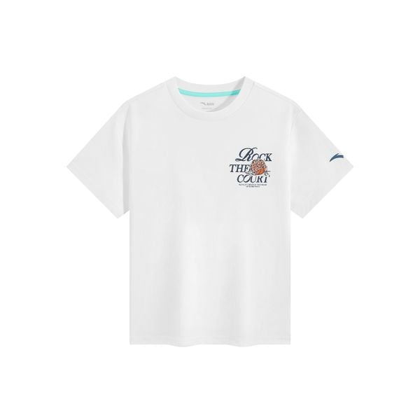 Áo Thun Thời Trang Thể Thao Bé Trai Anta Kids 3526C1107-1