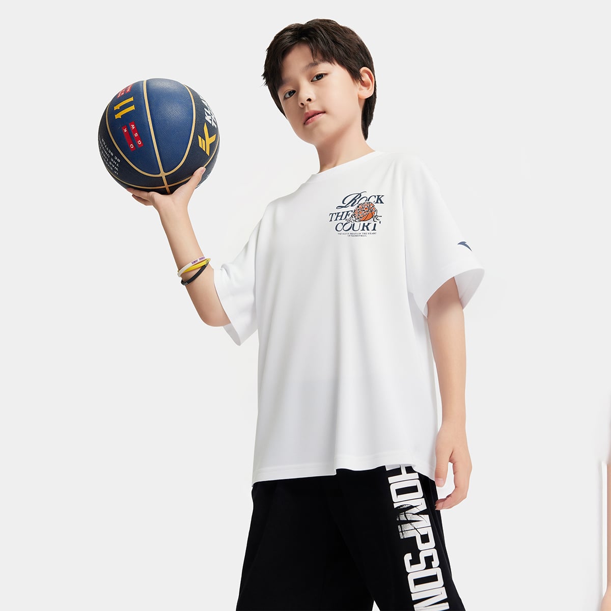 Áo Thun Thời Trang Thể Thao Bé Trai Anta Kids 3526C1107-1