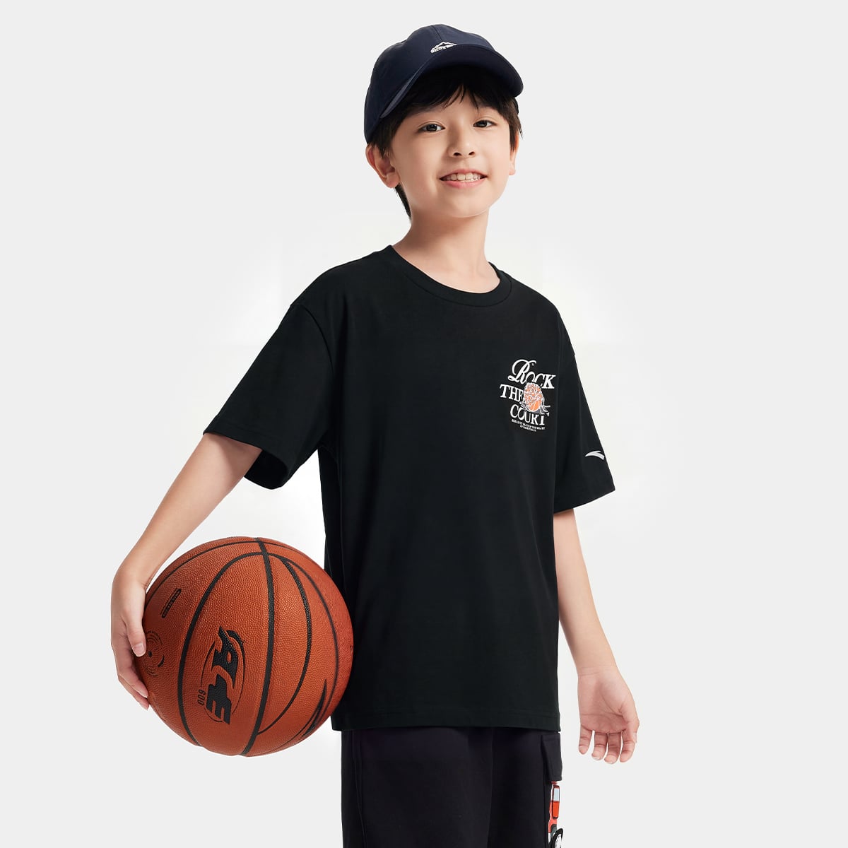 Áo Thun Thời Trang Thể Thao Bé Trai Anta Kids 3526C1107-3