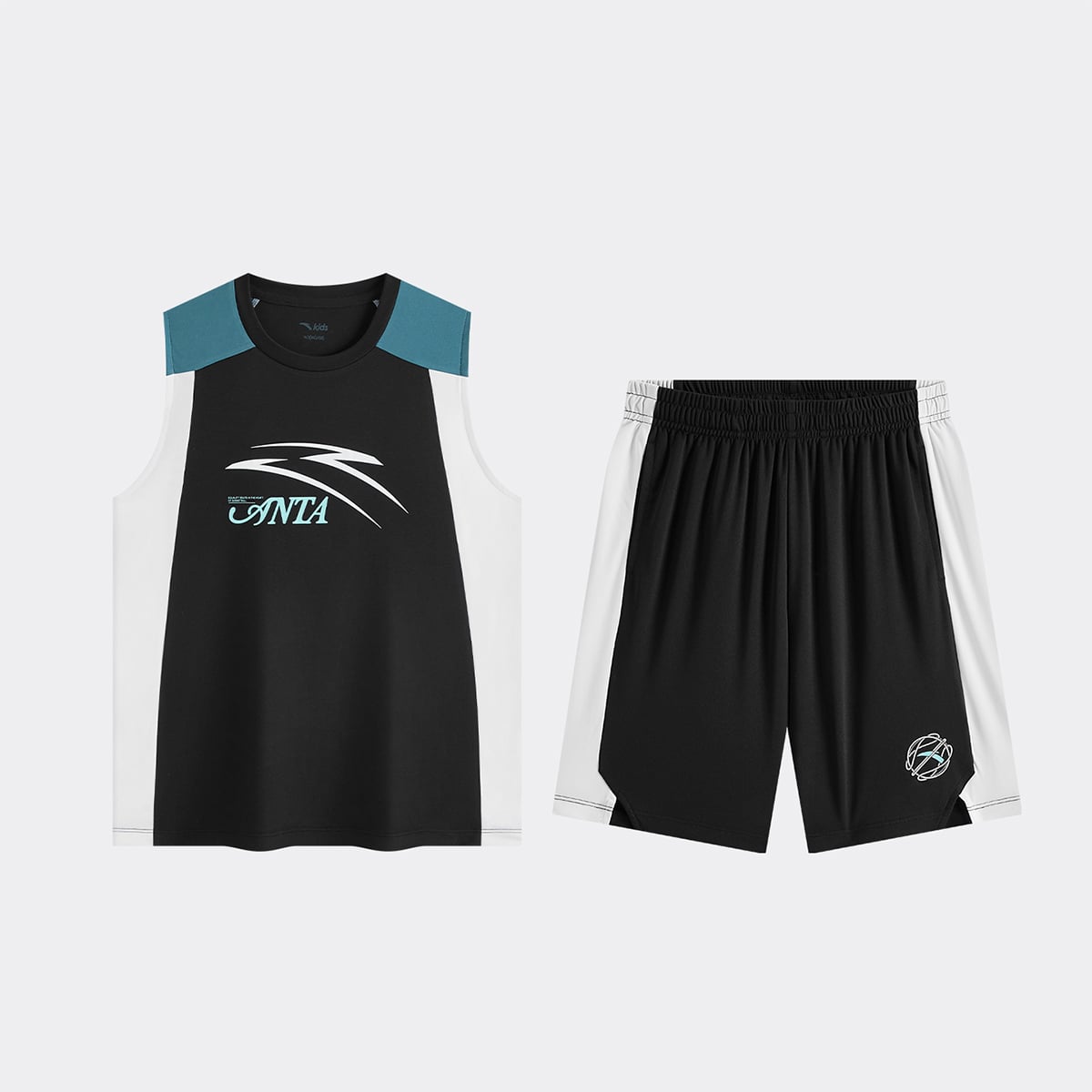 Bộ Quần Áo Bóng Rổ Bé Trai Anta Kids 3526C1201-2