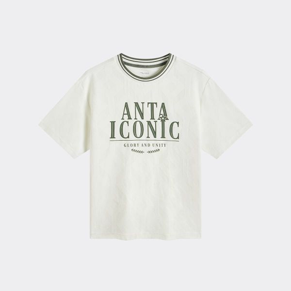 Áo Thun Ngắn Tay Bé Trai Anta Kids 3526C8103-2