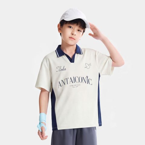 Áo Polo Ngắn Tay Thời Trang Bé Trai Anta Kids 3526C8107-3