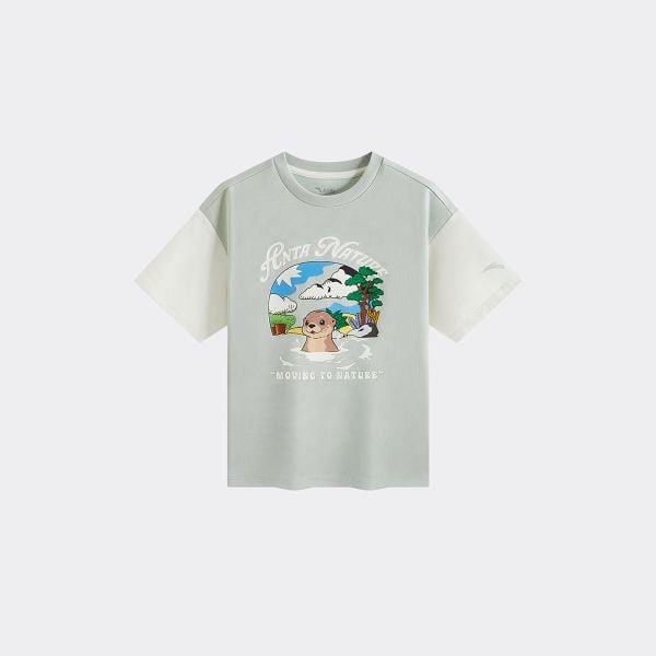 Áo Thun Ngắn Tay Thời Trang Bé Trai ANTA KIDS 3526C9102-2
