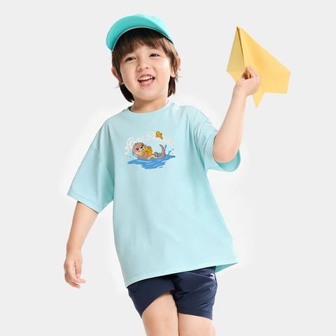 Áo Thun Ngắn Tay Thời Trang Bé Trai ANTA KIDS 3526C9103-1