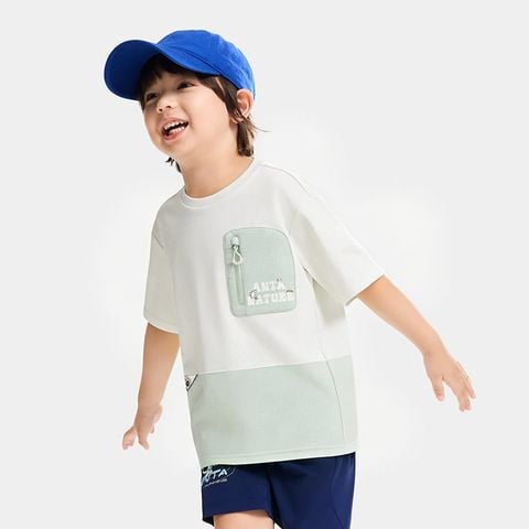 Áo Thun Ngắn Tay Thời Trang Bé Trai ANTA KIDS 3526C9105-2
