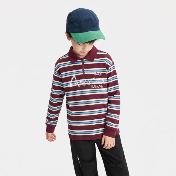 Áo Dài Tay Thời Trang Thể Thao Bé Trai Anta Kids 3526D8406-3