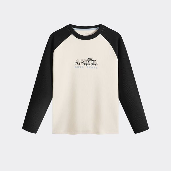 Áo Dài Tay Thời Trang Thể Thao Bé Trai Anta Kids 3526D8407-1