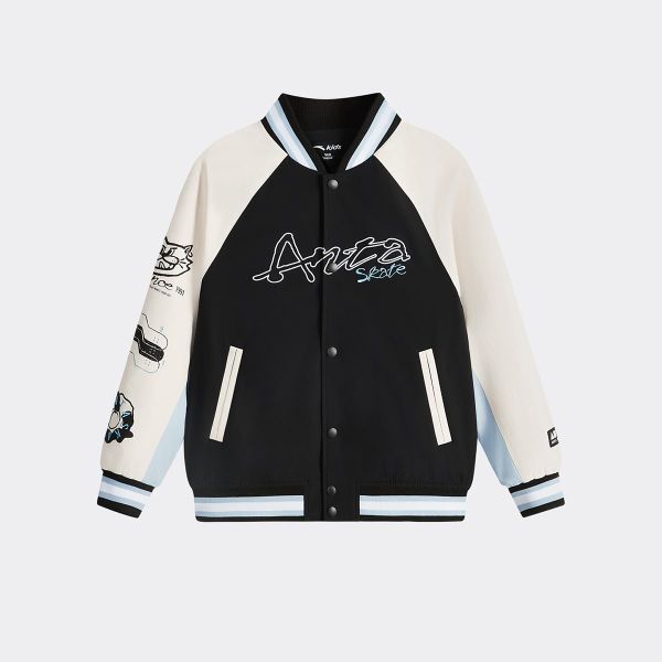 Áo Khoác Bomber Thể Thao Bé Trai Anta Kids 3526D8611-1