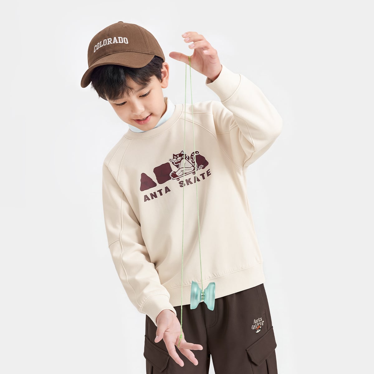 Áo Sweater Thể Thao Bé Trai Anta Kids 3526D8745-1