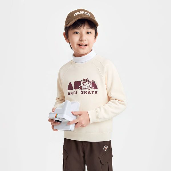 Áo Sweater Thể Thao Bé Trai Anta Kids 3526D8745-1