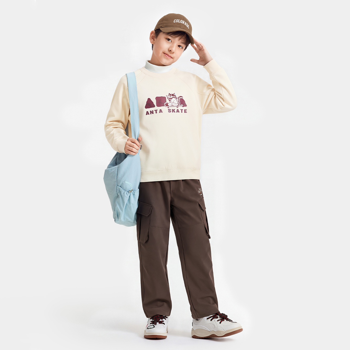 Áo Sweater Thể Thao Bé Trai Anta Kids 3526D8745-1