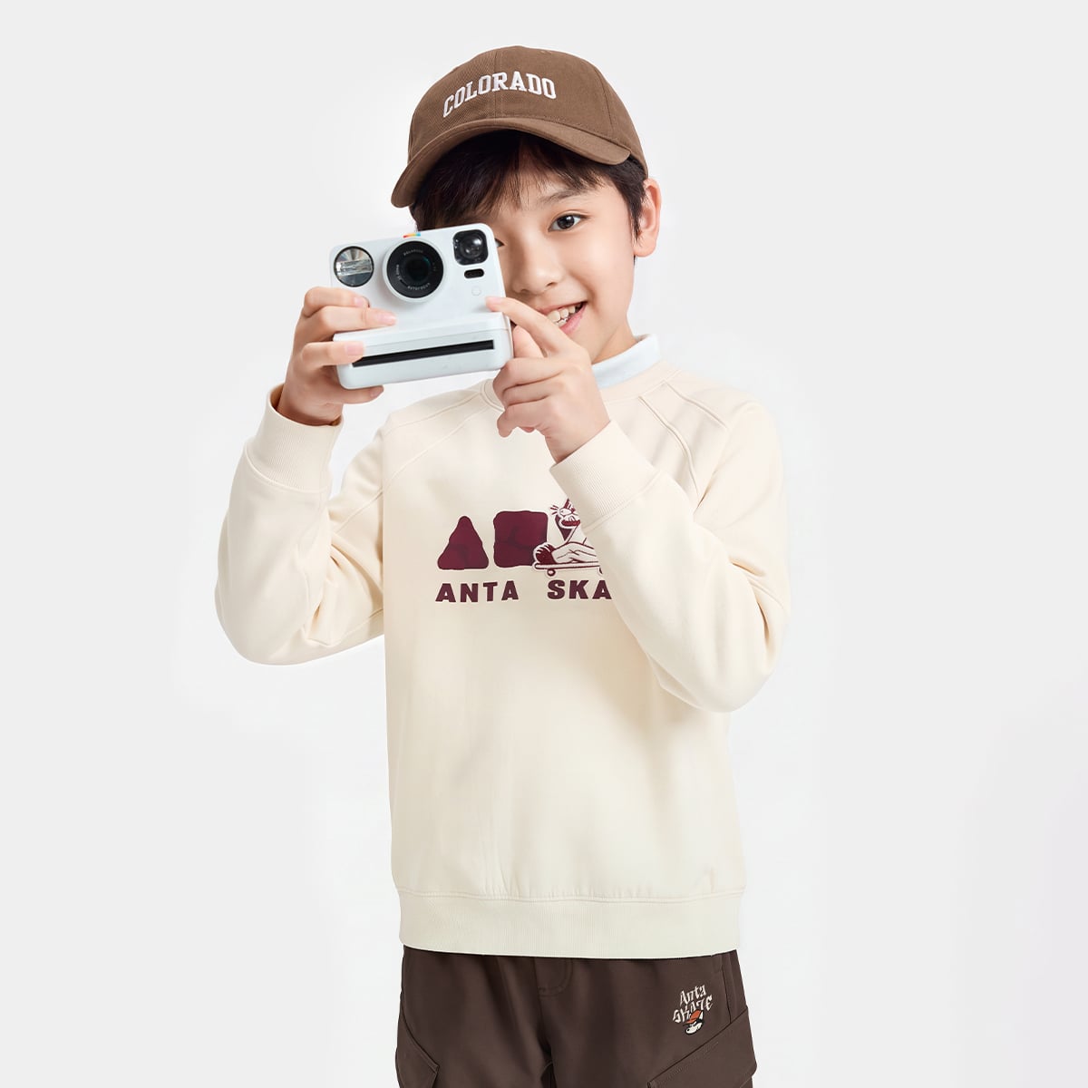 Áo Sweater Thể Thao Bé Trai Anta Kids 3526D8745-1