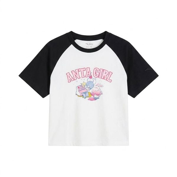 Áo Phông Ngắn Tay Bé Gái Anta Kids 362437116U-3