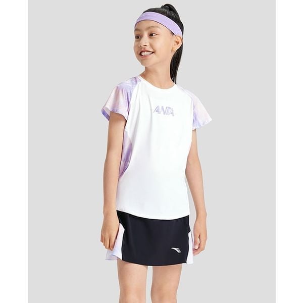 Áo Phông Ngắn Tay Bé Gái Anta Kids Running 3624B5101-2