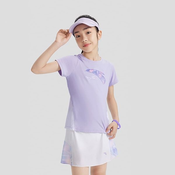 Áo Phông Thể Thao Bé Gái Anta Kids 3624B5102-4