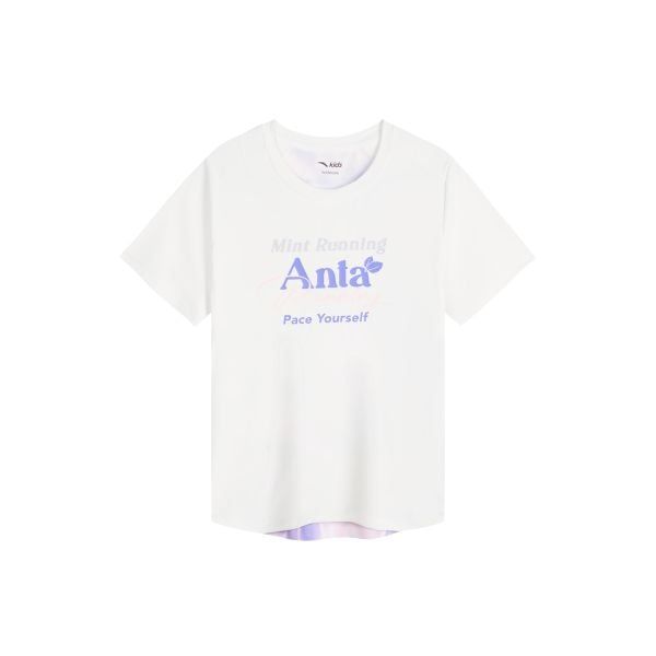 Áo Phông Ngắn Tay Bé Gái Anta Kids Running 3624B5110-1