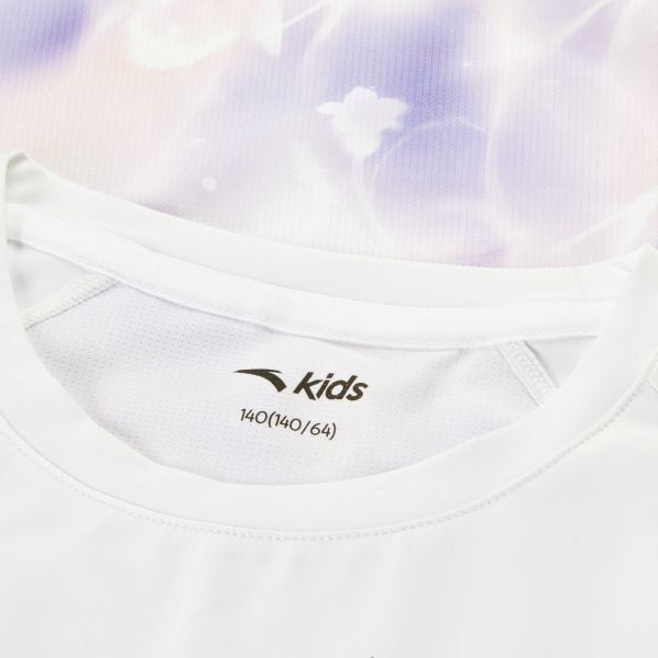 Áo Phông Ngắn Tay Bé Gái Anta Kids Running 3624B5110-1