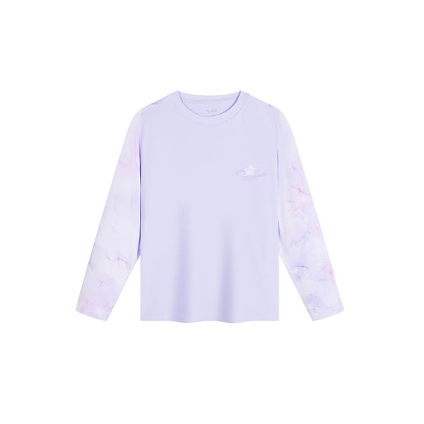 Áo Phông Dài Tay Bé Gái Anta Kids Running 1-Thick 3624C9405-1