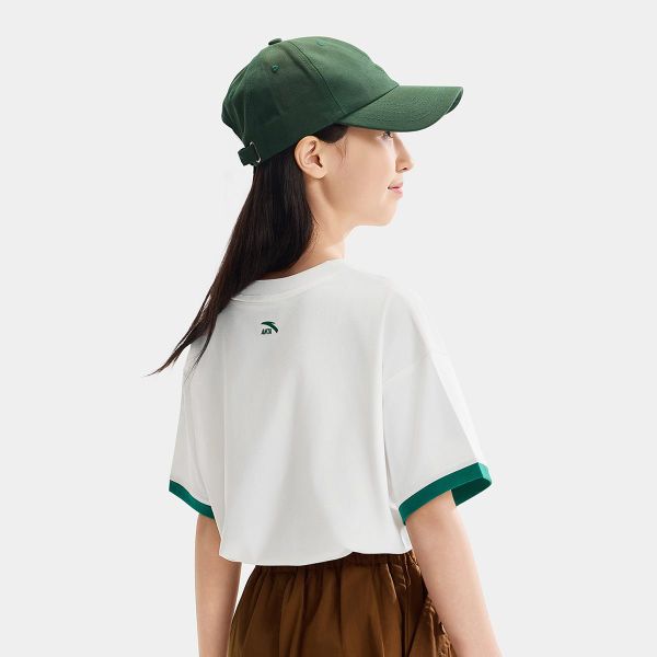 Áo Phông Ngắn Tay Thời Trang Bé Gái Anta Kids 3625C1106-1
