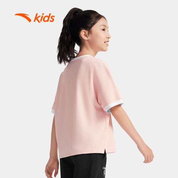 Áo Phông Thể Thao Bé Gái Anta Kids 3625C6107-2
