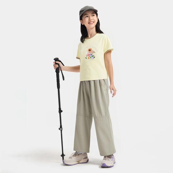 Áo Phông Ngắn Tay Thể Thao Bé Gái Anta Kids 3625C6107-3