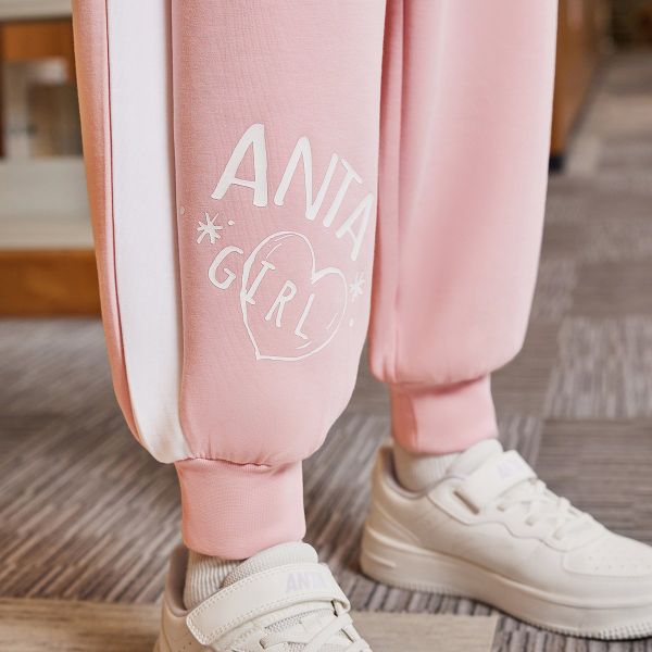 Quần Dài Thể Thao Bé Gái Anta Kids 3625C8705-1