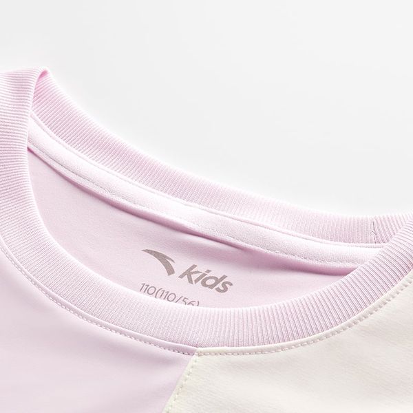Áo Phông Ngắn Tay Thể Thao Bé Gái Anta Kids 3625C9104-2
