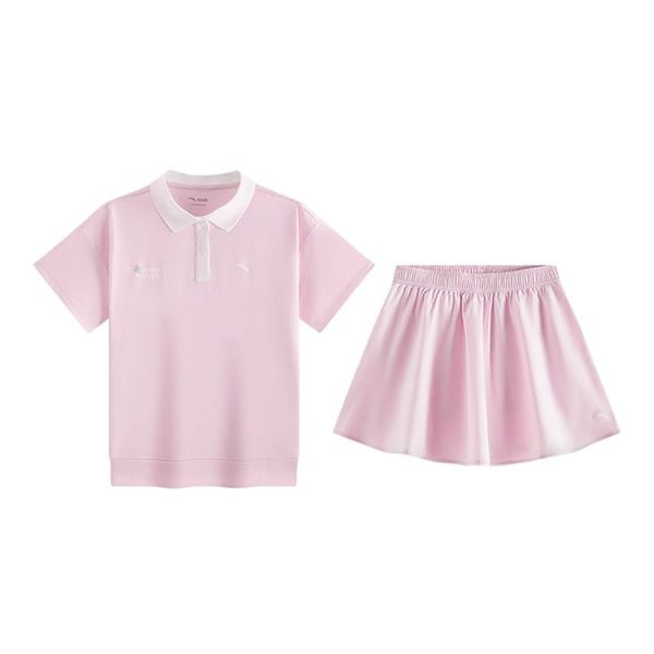 Bộ Đồ Thể Thao Bé Gái Anta Kids 3625C9304-1