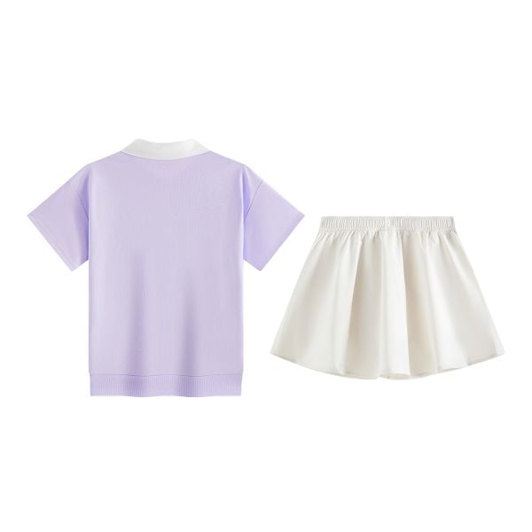 Bộ Đồ Thể Thao Bé Gái Anta Kids 3625C9304-4