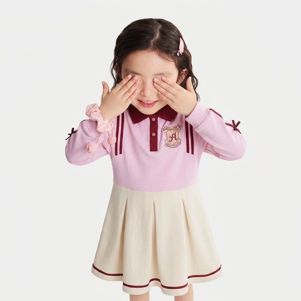 Váy Liền Thời Trang Bé Gái Anta Kids 3625C9309-1