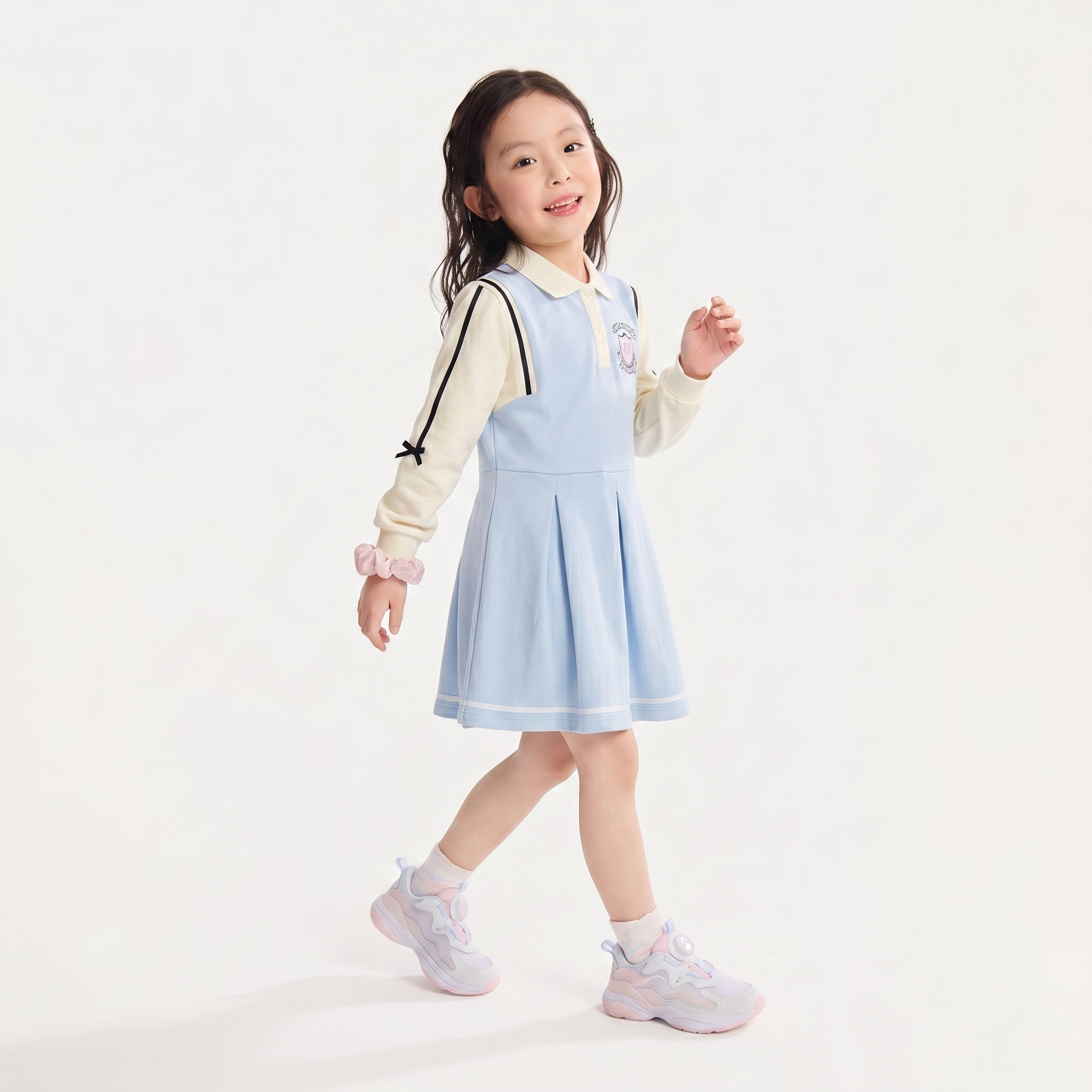 Váy Liền Thời Trang Bé Gái Anta Kids 3625C9309-2