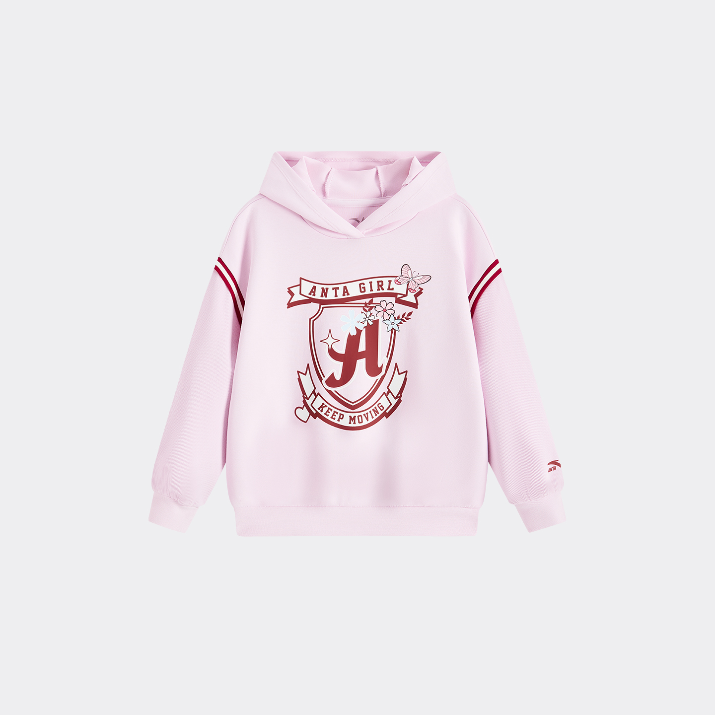 Áo Hoodie Thời Trang Bé Gái Anta Kids 3625C9714-1