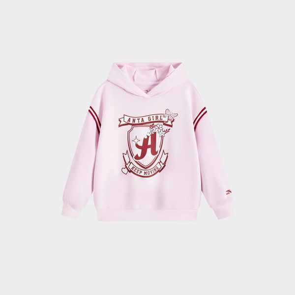 Áo Hoodie Thời Trang Bé Gái Anta Kids 3625C9714-1